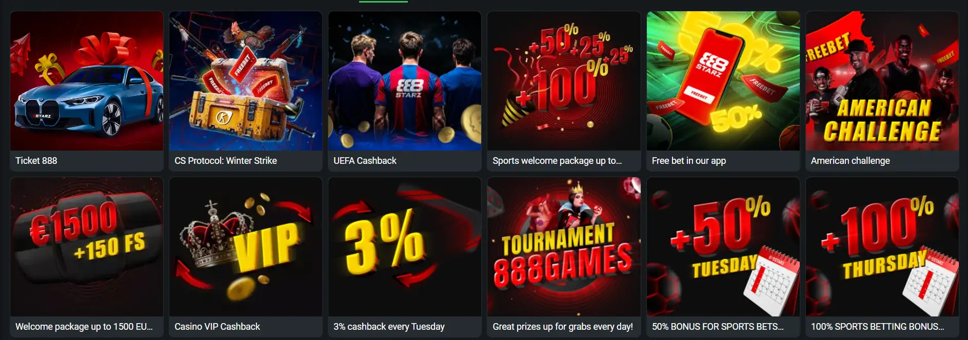 888starz Casino-Bonus